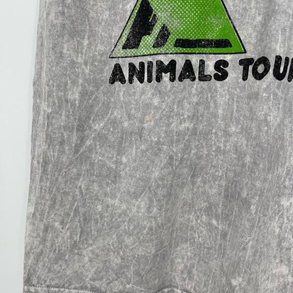 Officially Licensed Pink Floyd Animals Tour '77 T-Shirt Gray Acid Wash Medium - Picture 3 of 6
